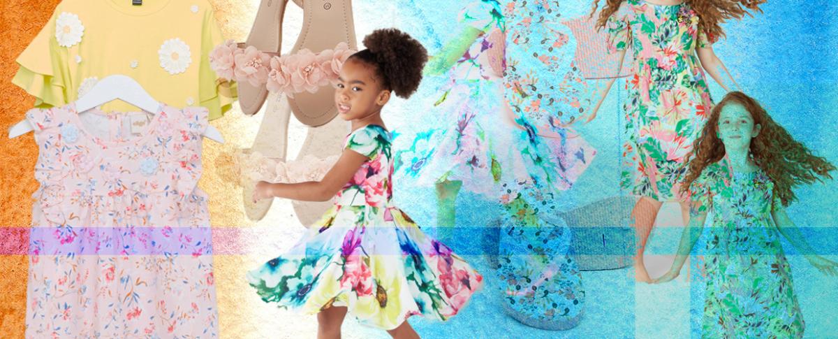summer florals for girls
