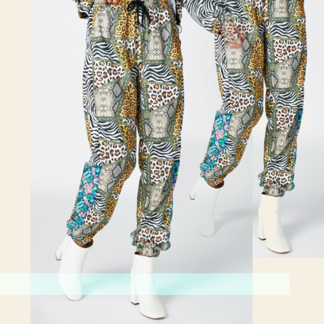 printed jog pants